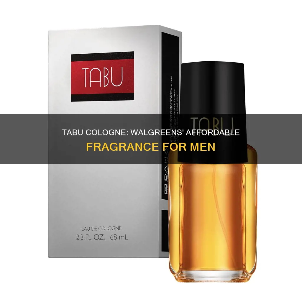 how much does tabu cologne cost at walgreens