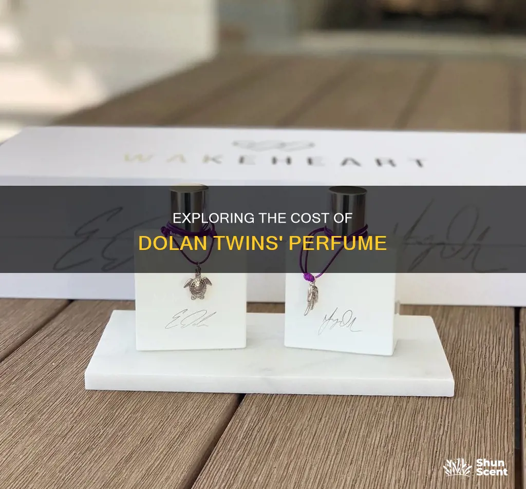 how much does the dolan twins perfume cost