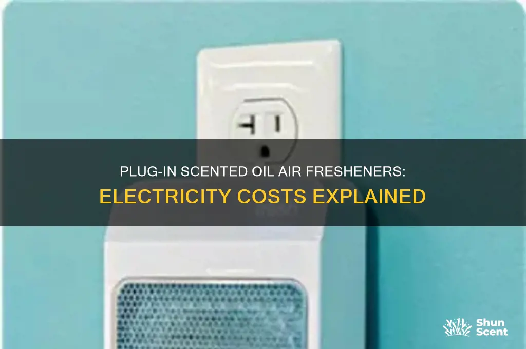 how much electricity do plug-in scented oil air fresheners cost
