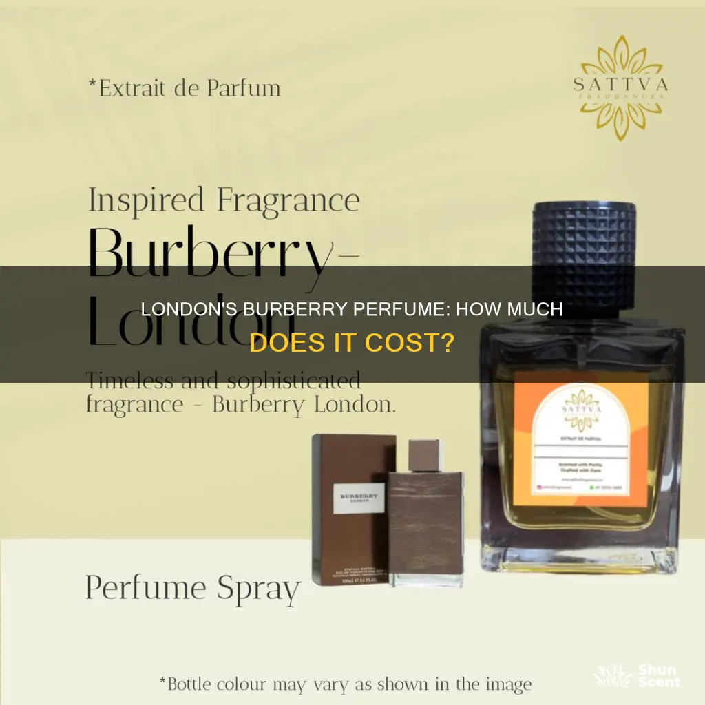 how much for a london burberry perfume