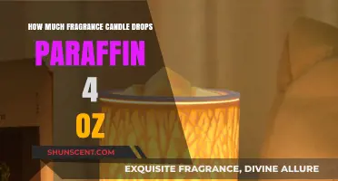 Fragrance Candle Drops: Paraffin 4 Oz - Unveiling the Perfect Amount