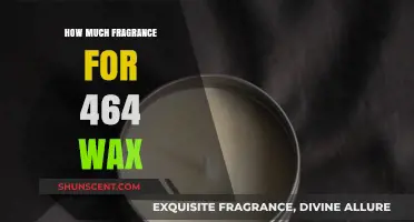 The Perfect Amount: Achieving Ideal Scent Intensity for Your 464 Wax