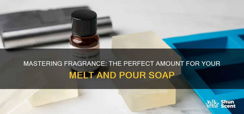 how much fragrance for melt and pour soap