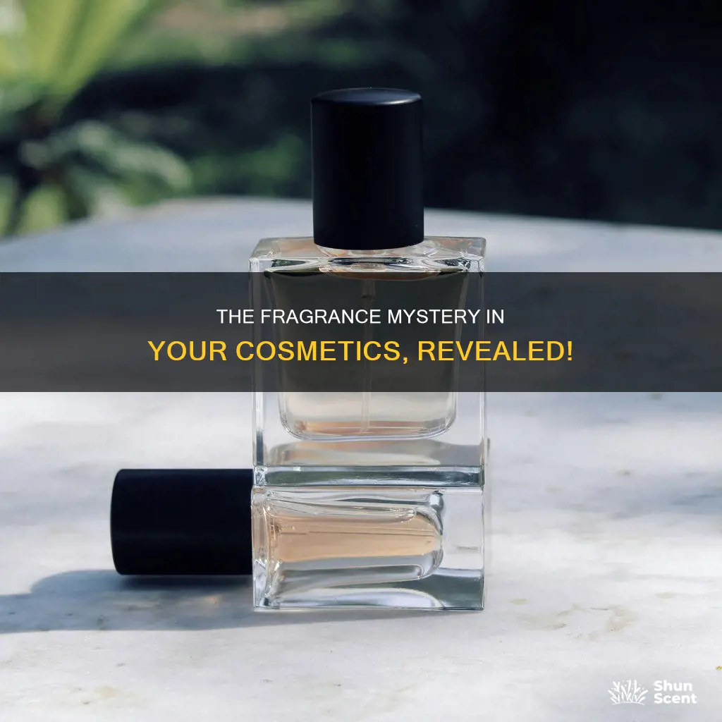 how much fragrance in oz is in typical cosmetics