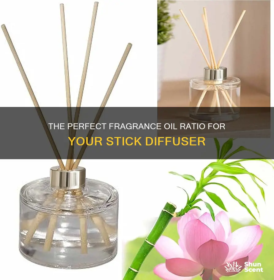 how much fragrance oil for stick defuser