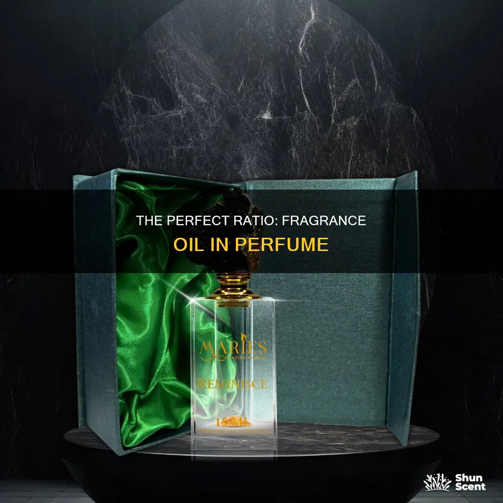 how much fragrance oil in perfume