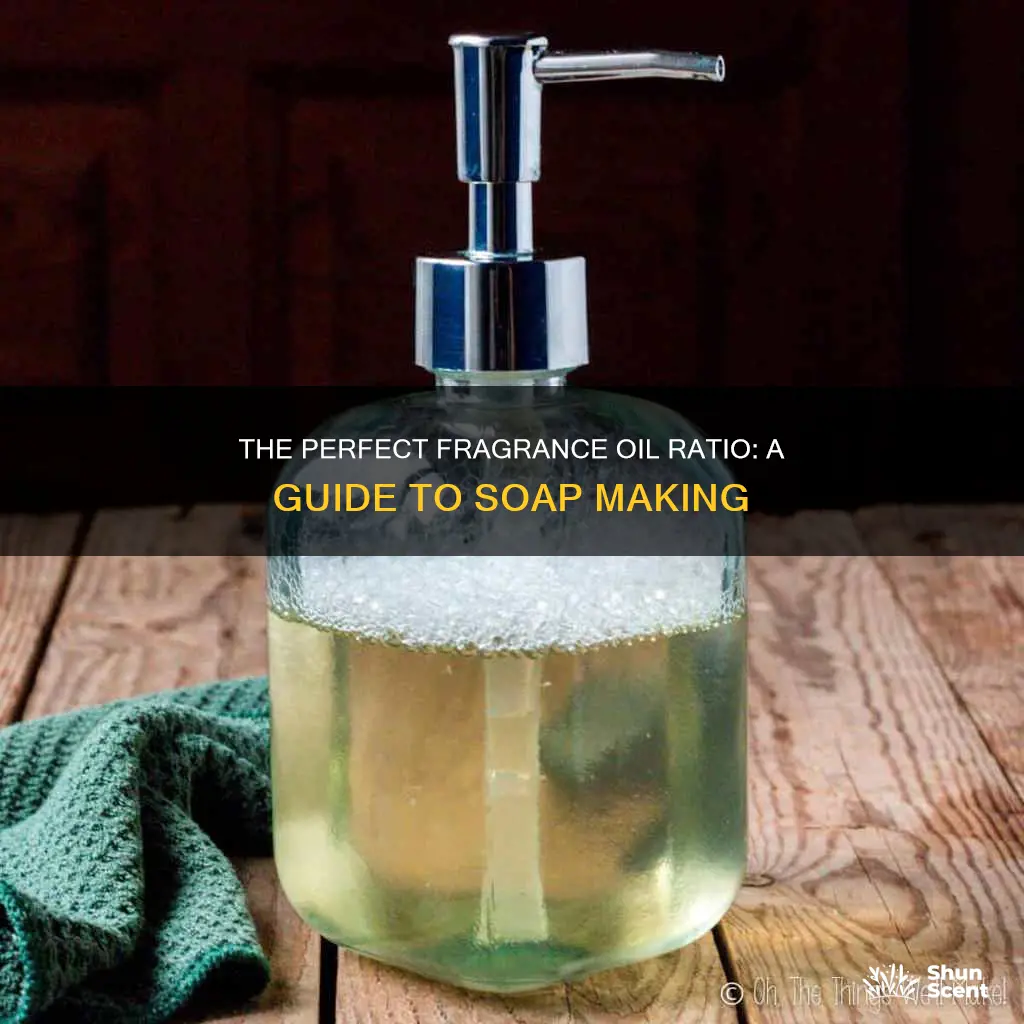 how much fragrance oil is needed per pound of soap