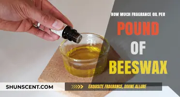 Fragrance Oil to Beeswax Ratio: The Perfect Blend