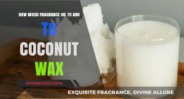 Mastering Fragrance Intensity: Coconut Wax and Oil Ratio Guide