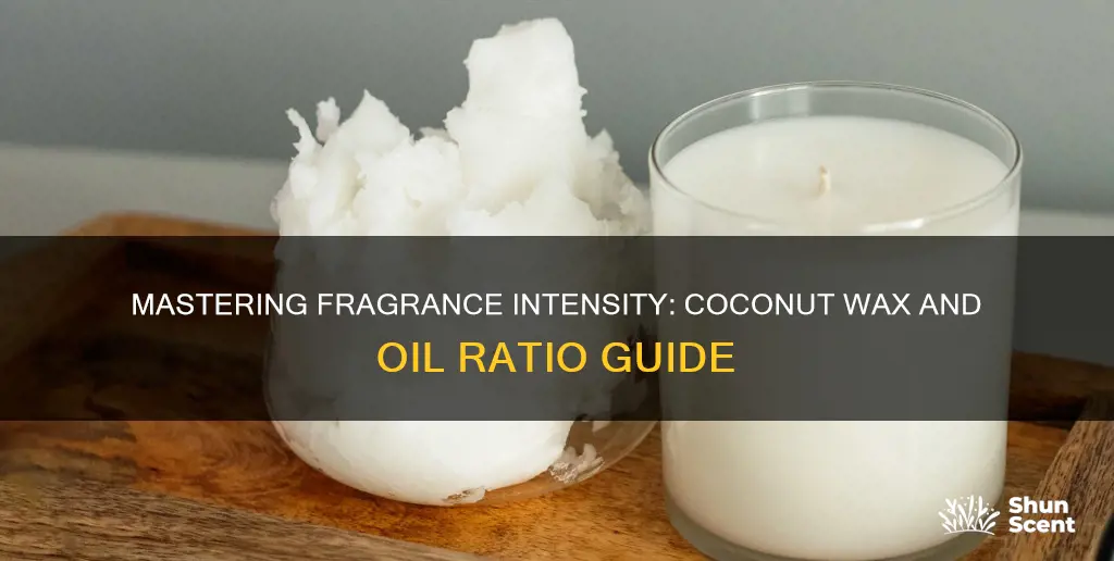 how much fragrance oil to add to coconut wax