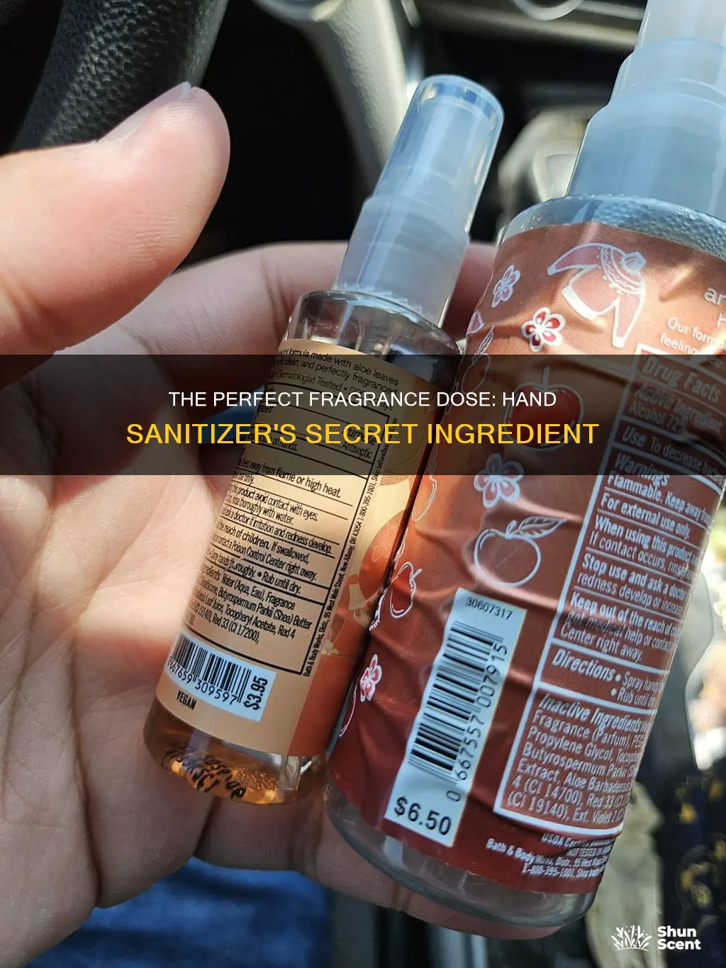 how much fragrance oil to add to hand sanitizer