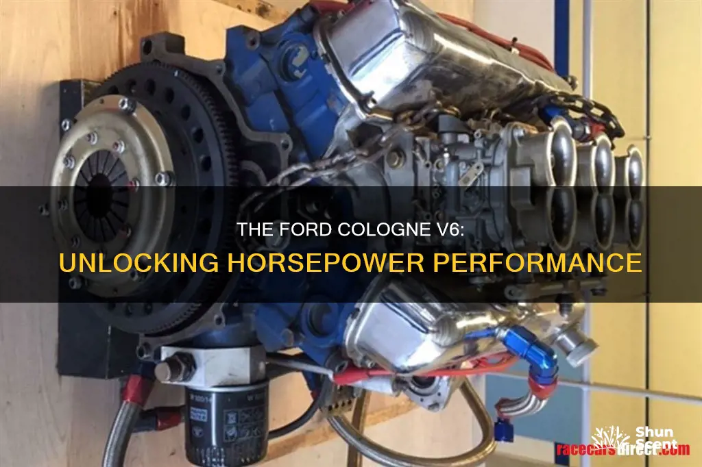 how much horsepower does a ford cologne v6 have