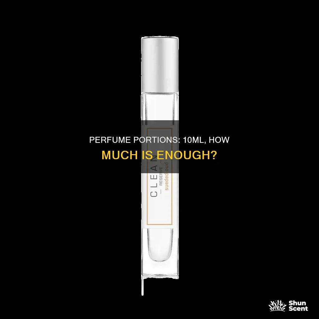how much is 10 ml of perfume