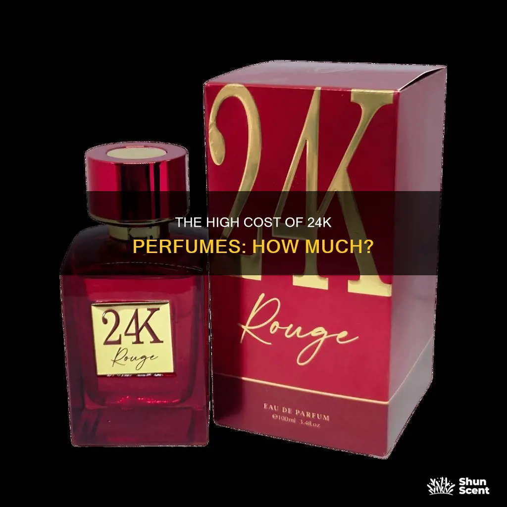 how much is 24k perfume