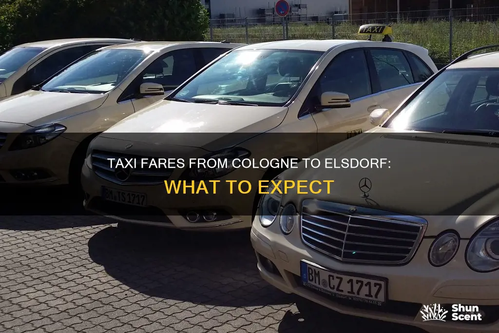 how much is a taxi from cologne to elsdorf