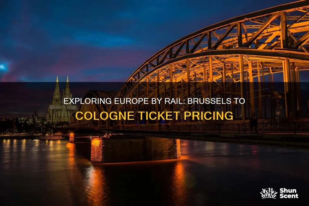 how much is a train ticket from brussels to cologne