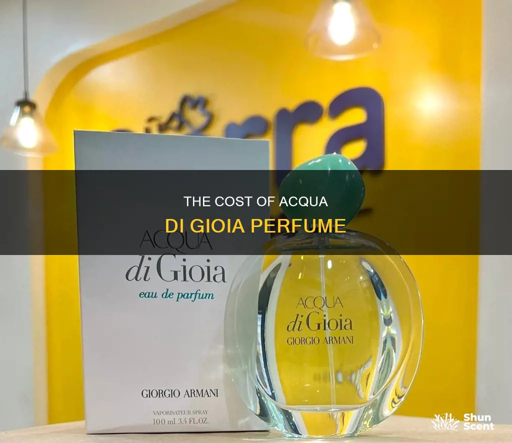 how much is acqua di gioia perfume