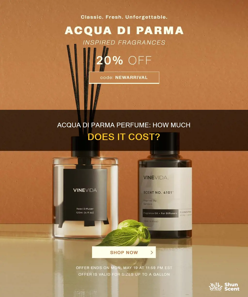 how much is acqua di parma perfume