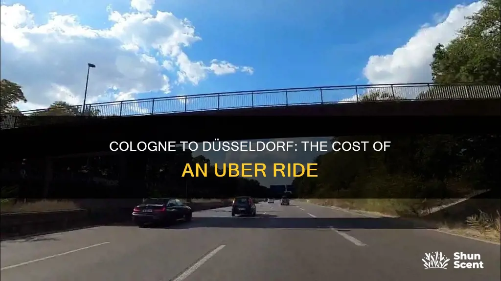 how much is an uber ride from cologne to dusseldorf