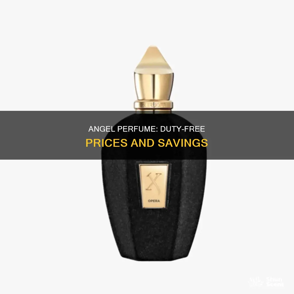 how much is angel perfume duty free