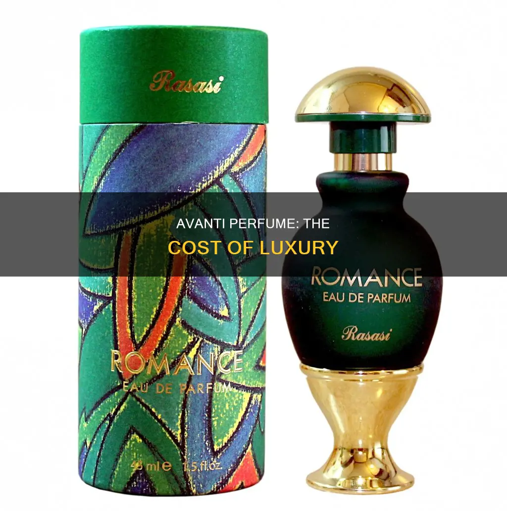 how much is avanti perfume