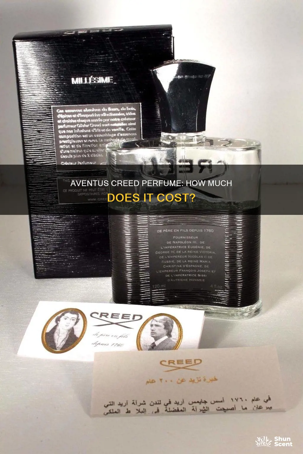 how much is aventus creed perfume