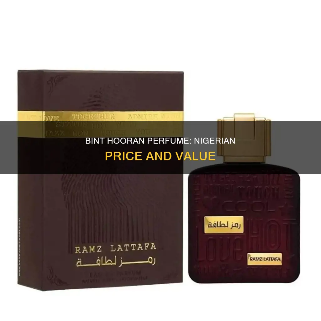how much is bint hooran perfume in nigeria