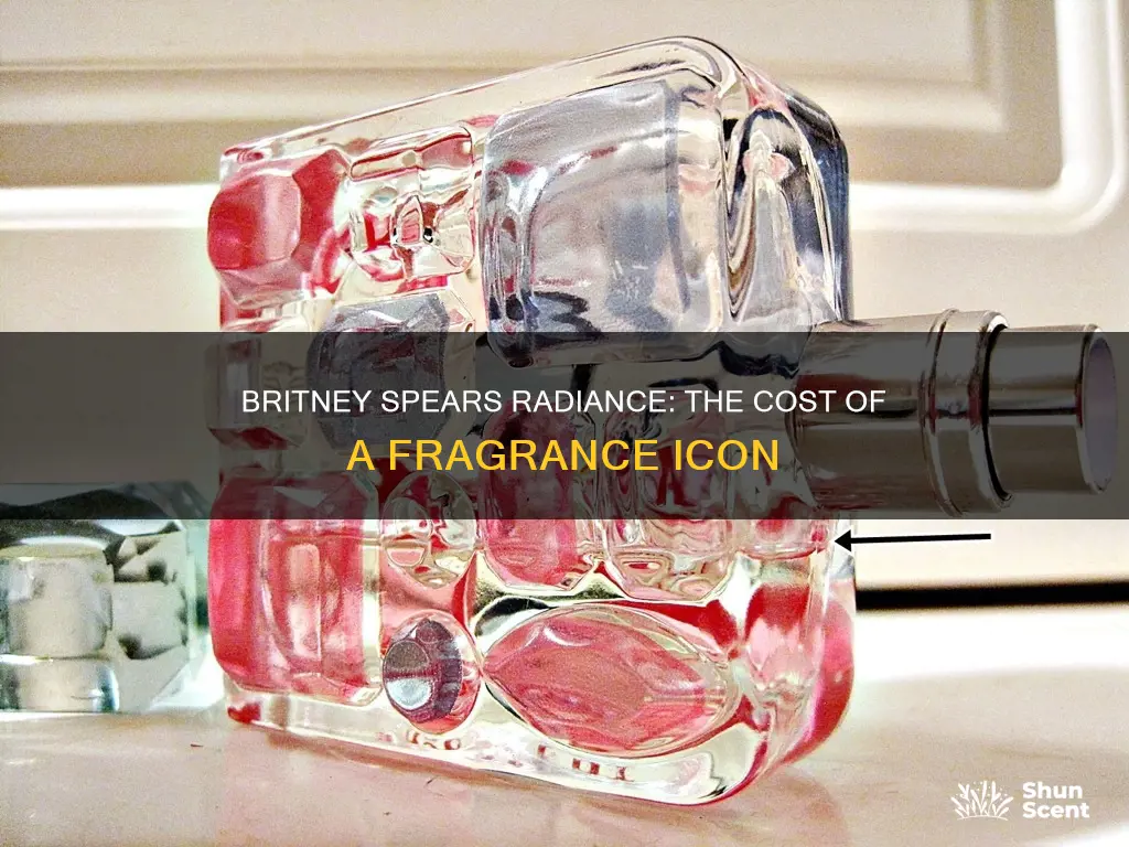 how much is britney spears radiance perfume