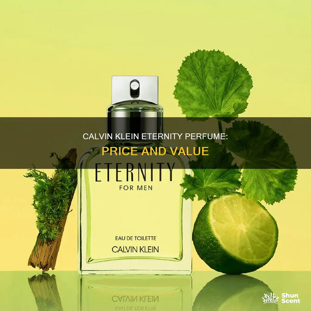 how much is calvin klein eternity perfume