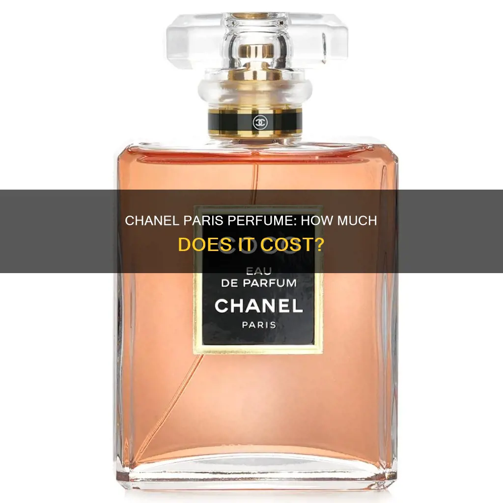 how much is chanel paris perfume