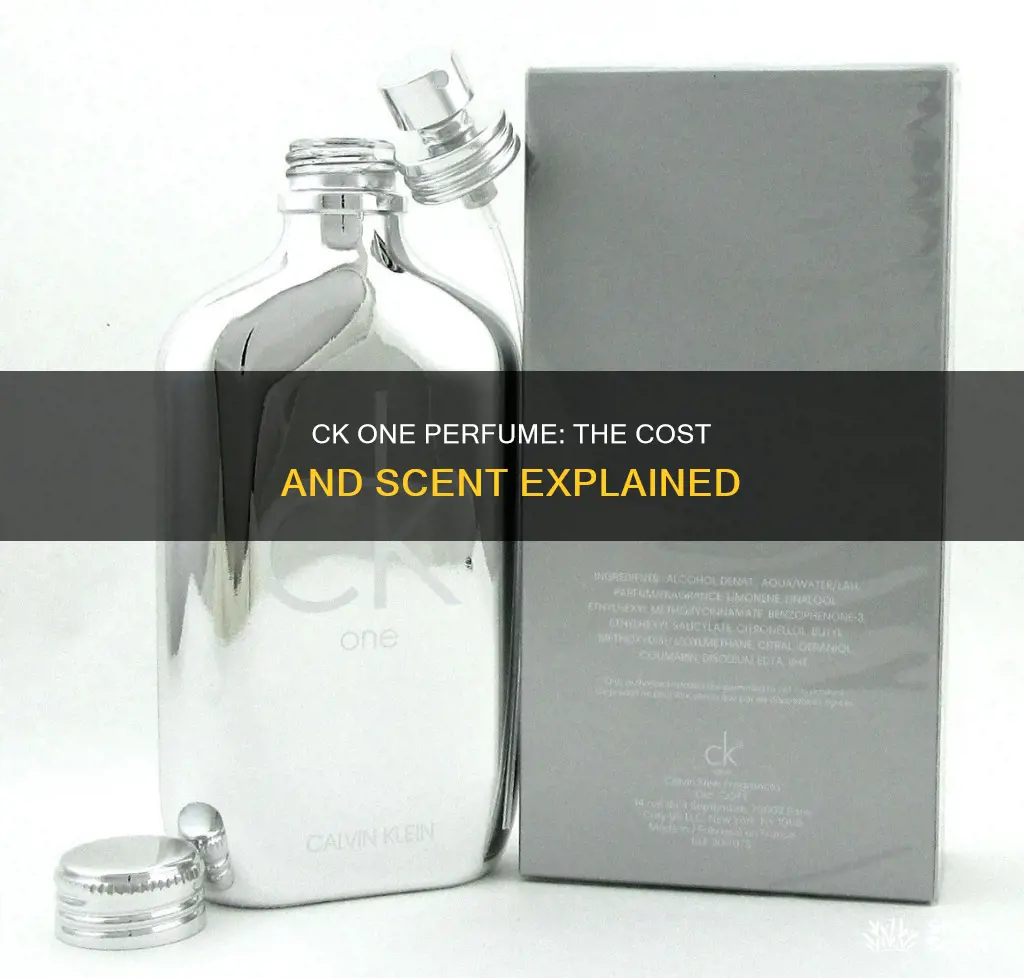 how much is ck one perfume