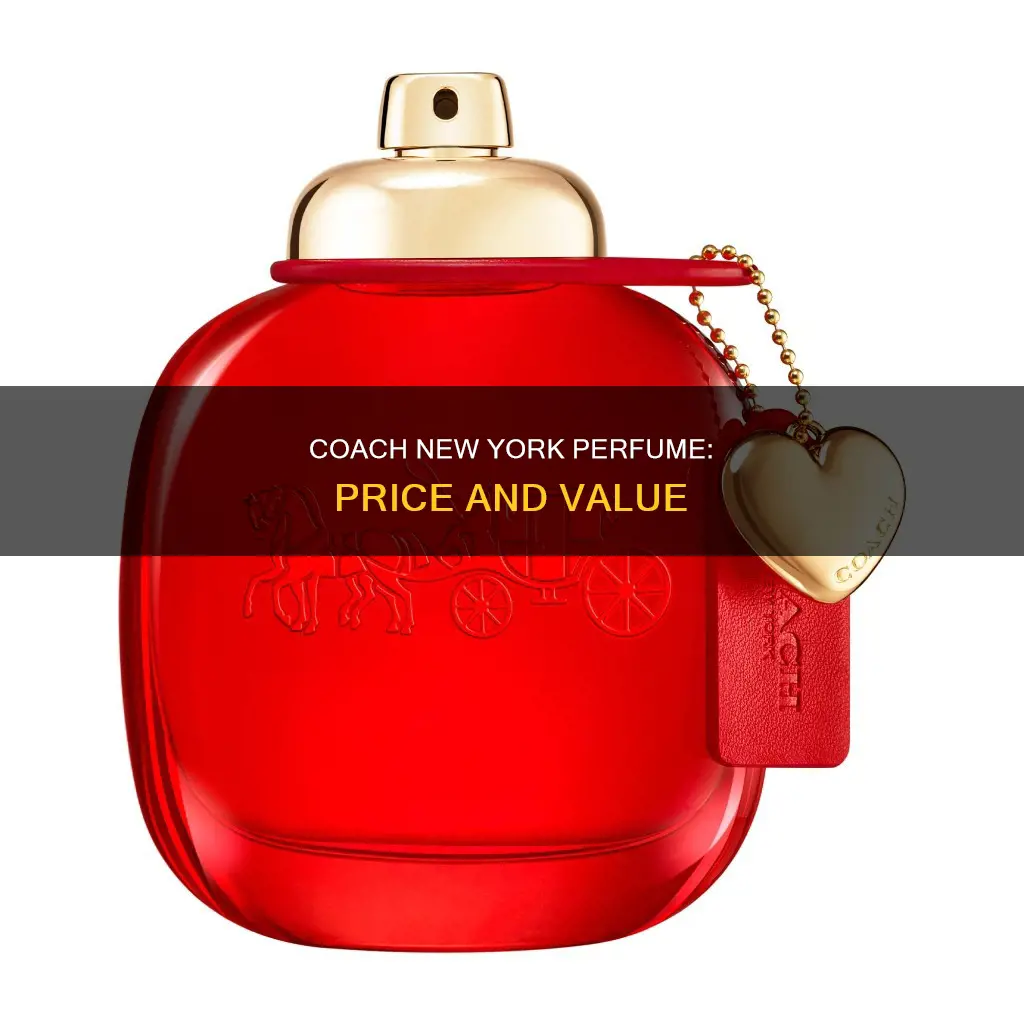 how much is coach new york perfume
