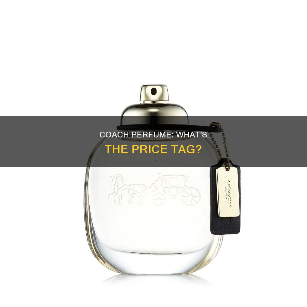 how much is coach perfume