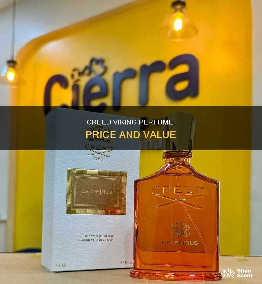 how much is creed viking perfume