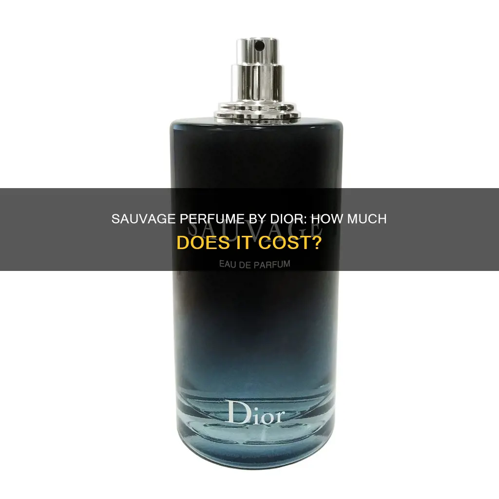 how much is dior sauvage perfume