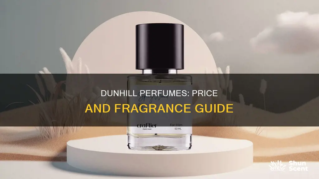 how much is dunhill perfume