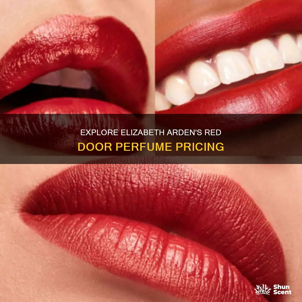how much is elizabeth arden red door perfume