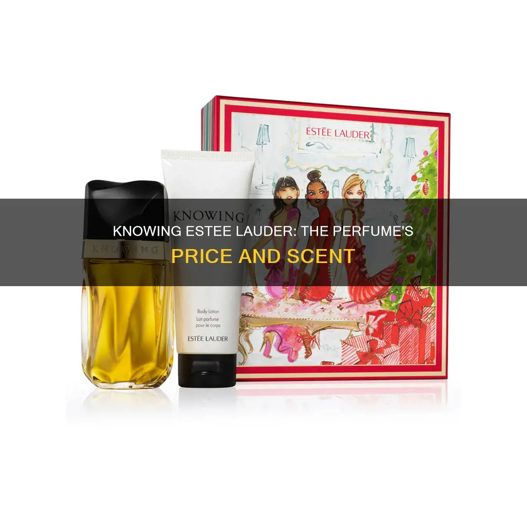 how much is estee lauder knowing perfume