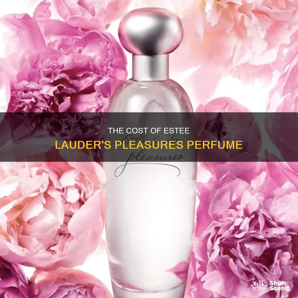 how much is estee lauder pleasures perfume