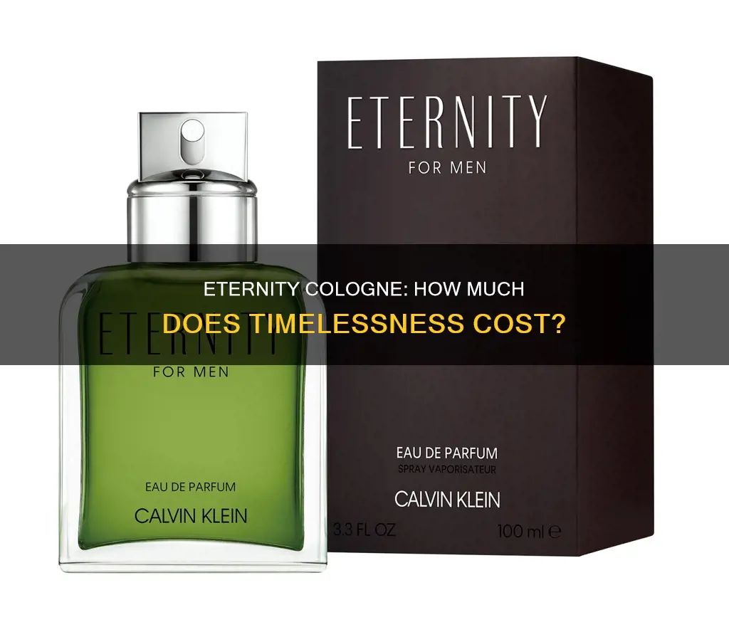 how much is eternity cologne