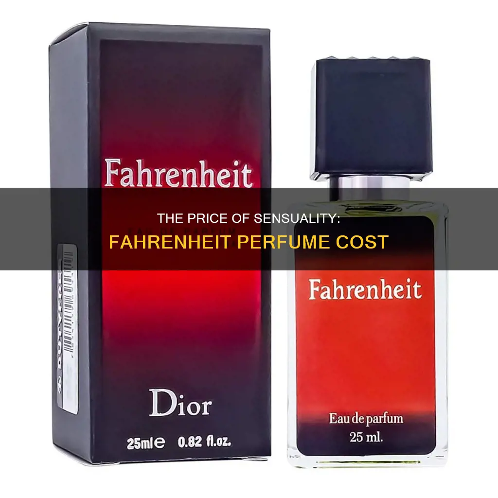 how much is fahrenheit perfume