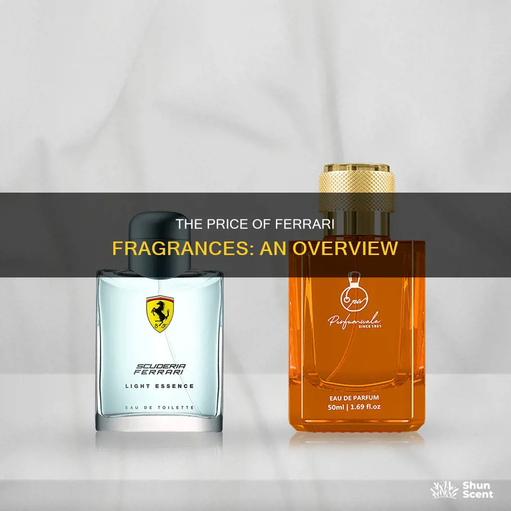 how much is ferrari perfume