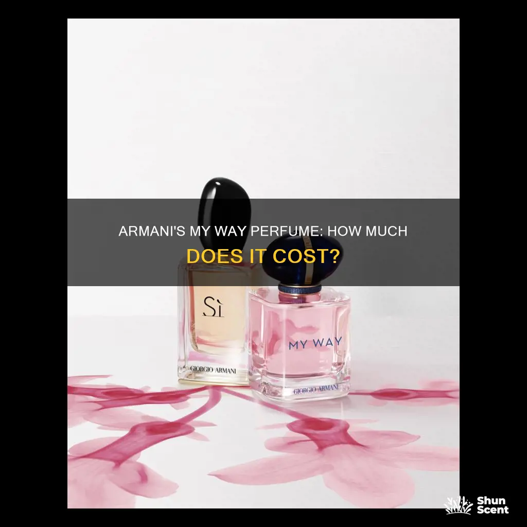 how much is giorgio armani my way perfume