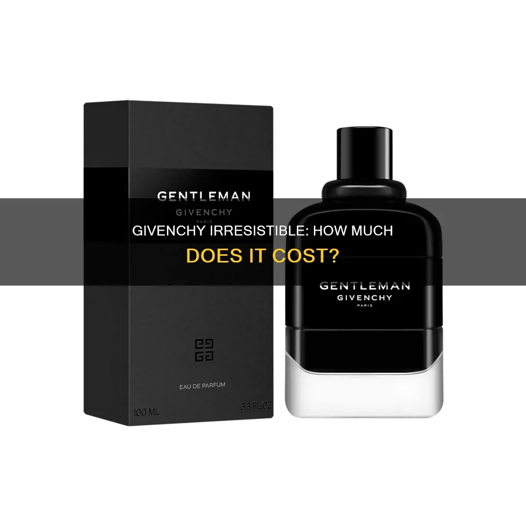 how much is givenchy irresistible perfume