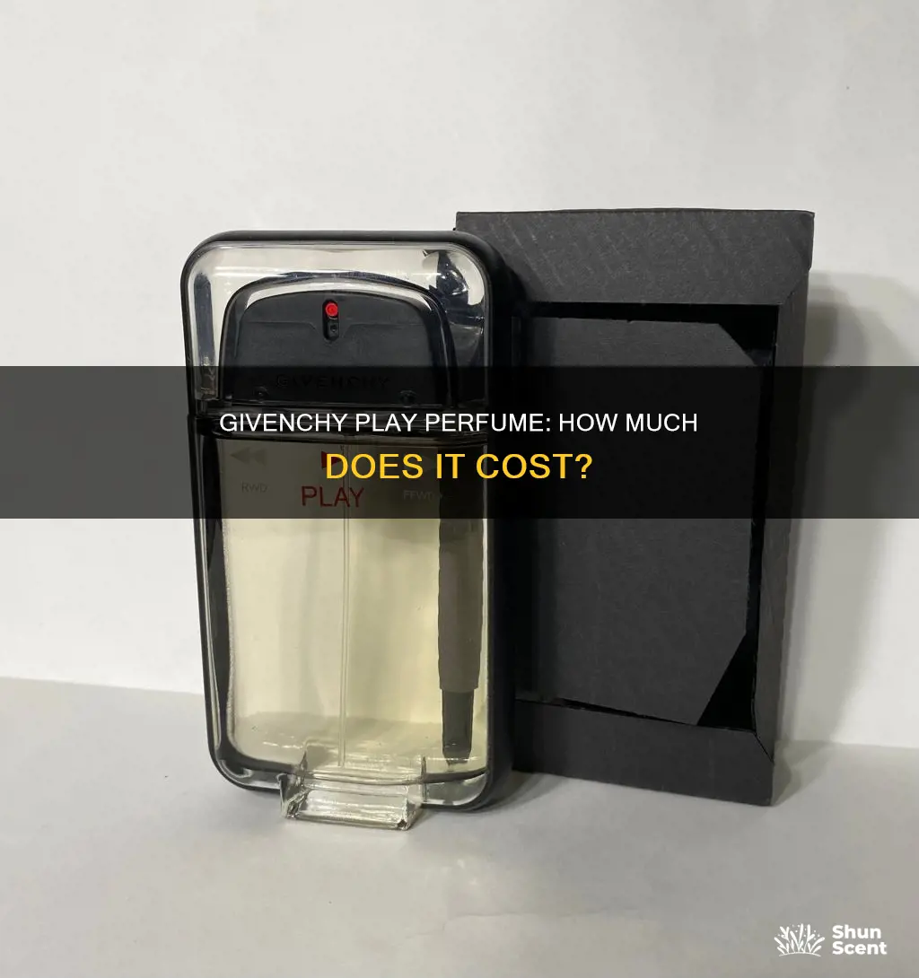 how much is givenchy play perfume