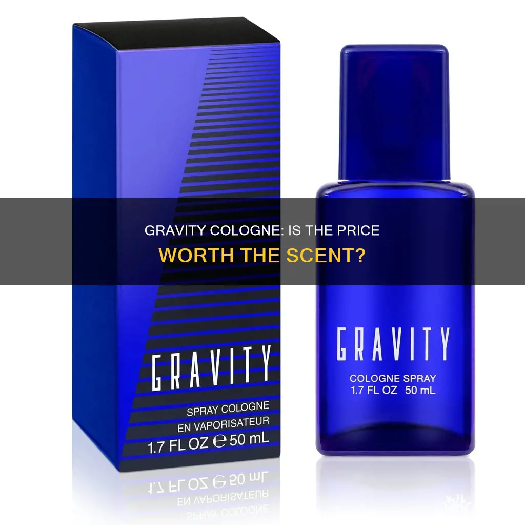 how much is gravity cologne