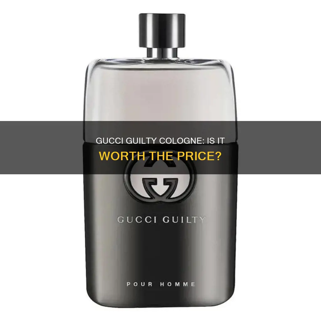 how much is gucci guilty cologne