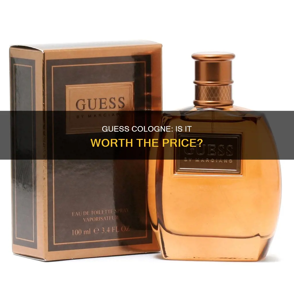 how much is guess cologne