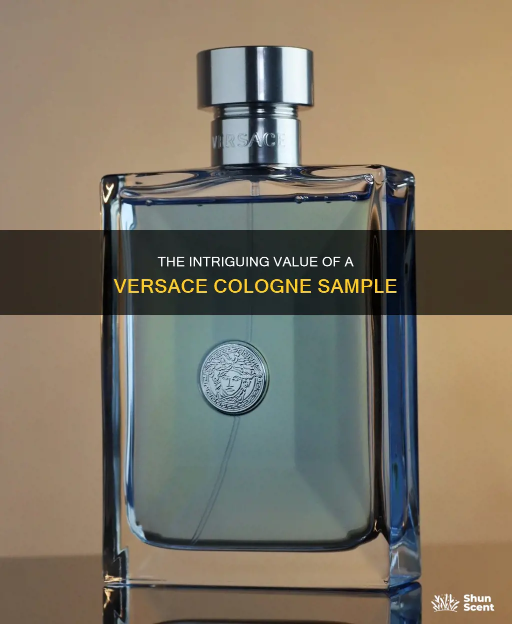 how much is in a versace cologne sample