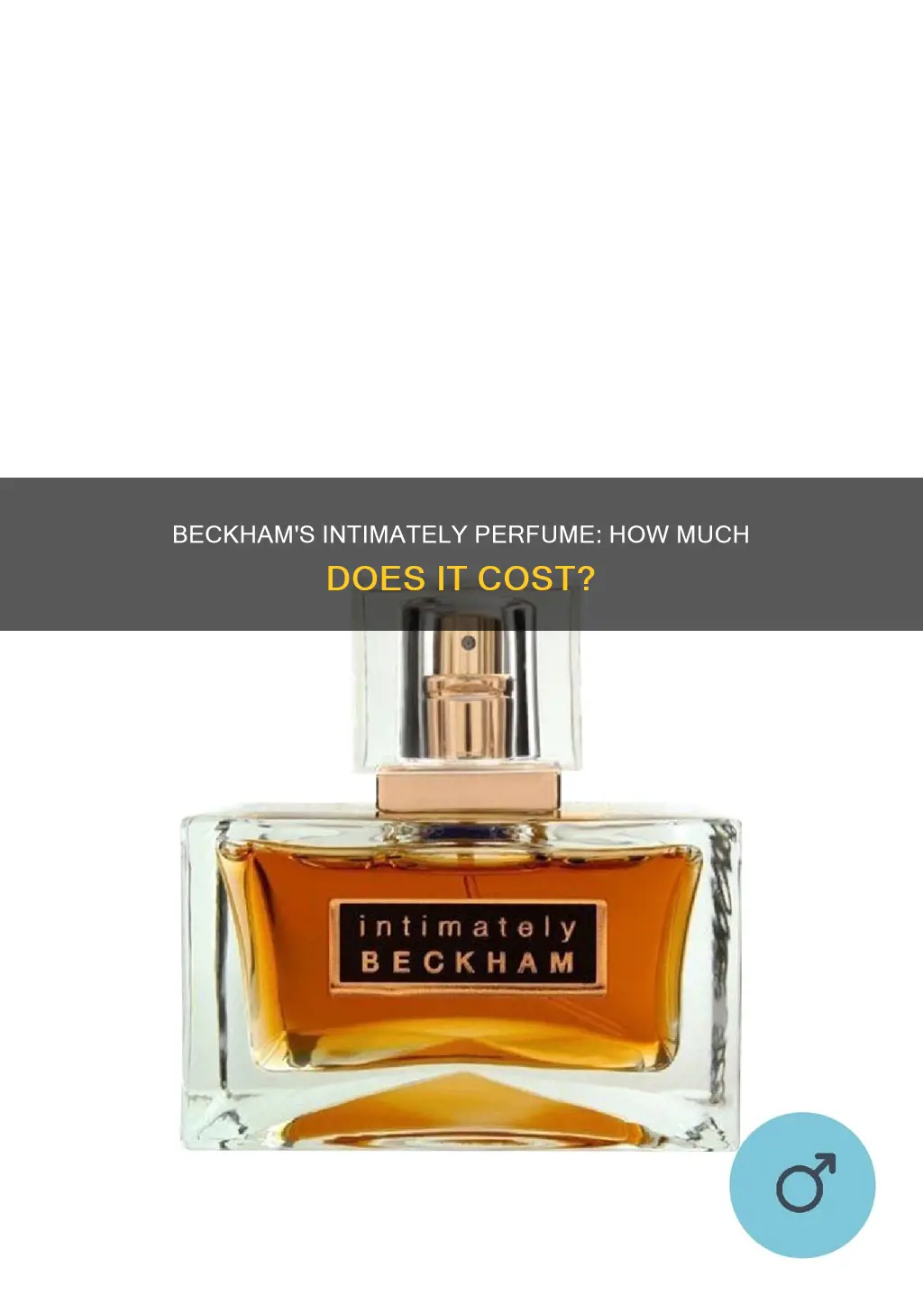 how much is intimately beckham perfume